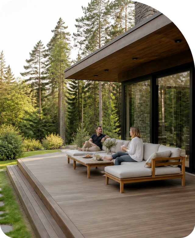 Открытая терраса в Кашире по цене от 67691 р. РадиДОМА-Кшр